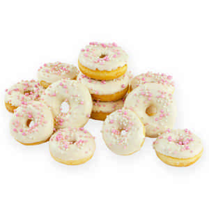 Geboorte Donuts meisje | 6-15 stuks | Gebak