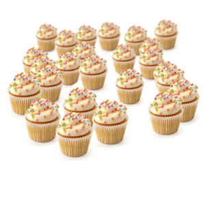 Mini Vanille cupcakes | 12-24 stuks | Gebak