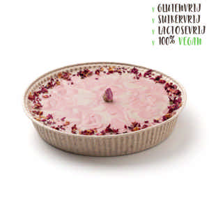 Strawberry Rose Taart | 8 pers | Vegan & glutenvrij